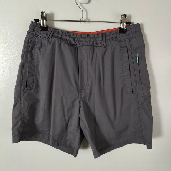 Birddogs Shorts Mens Small Gray Lined Boomstick Performance Stretch Workout - Picture 2 of 3